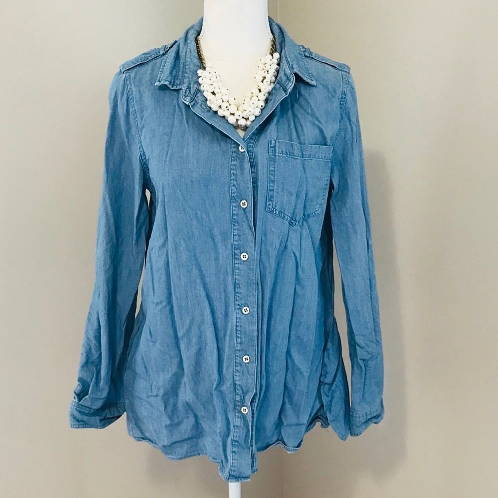 Honey Belle Chambray Tencel Shirt